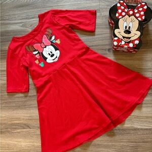 Minnie Mouse Dress and Carry Case Size‎ 6/6X NWOT
